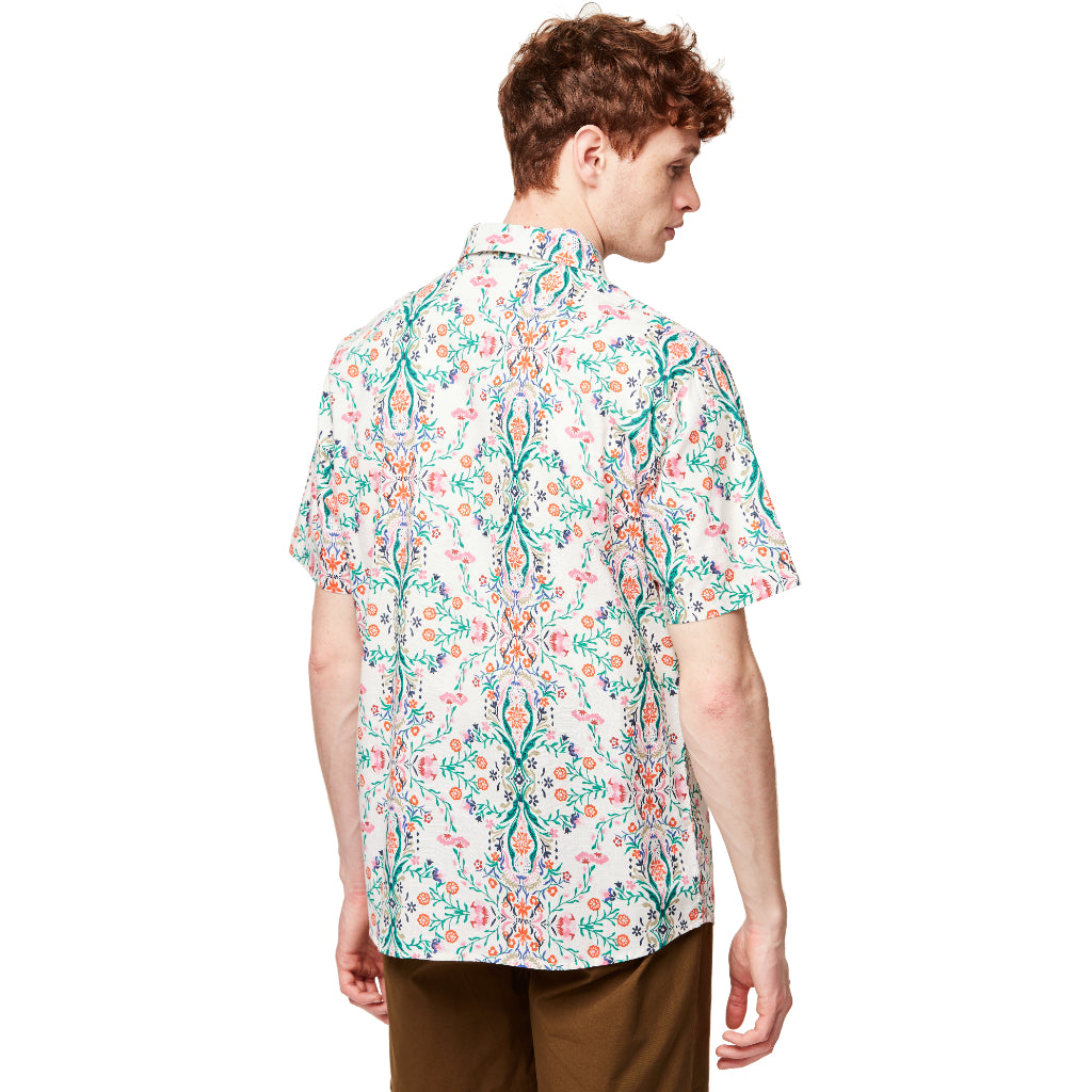 Picture Organic Clothing Men&#39;s Mataikona S/S Shirt Morocco Print - Booley Galway
