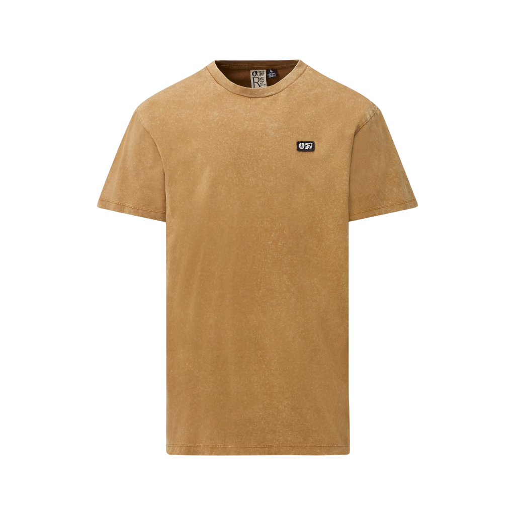 Men's Allin Tee - Camel Coffee Washed