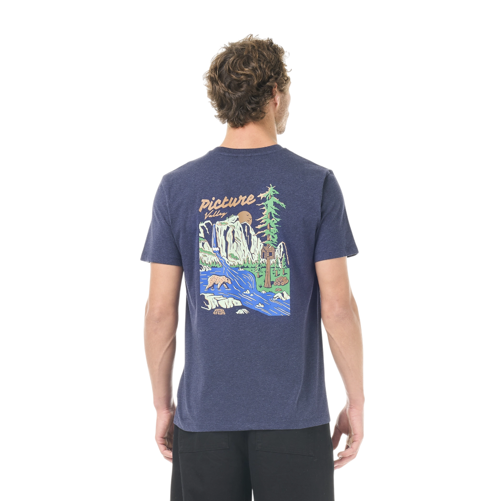 Men's Foreska Tee- Dress Blues Melange