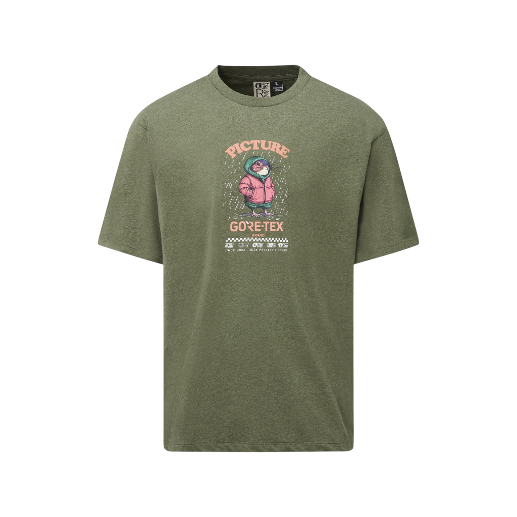 Men's Picture X Gtx Tee - Grape Leaf Melange