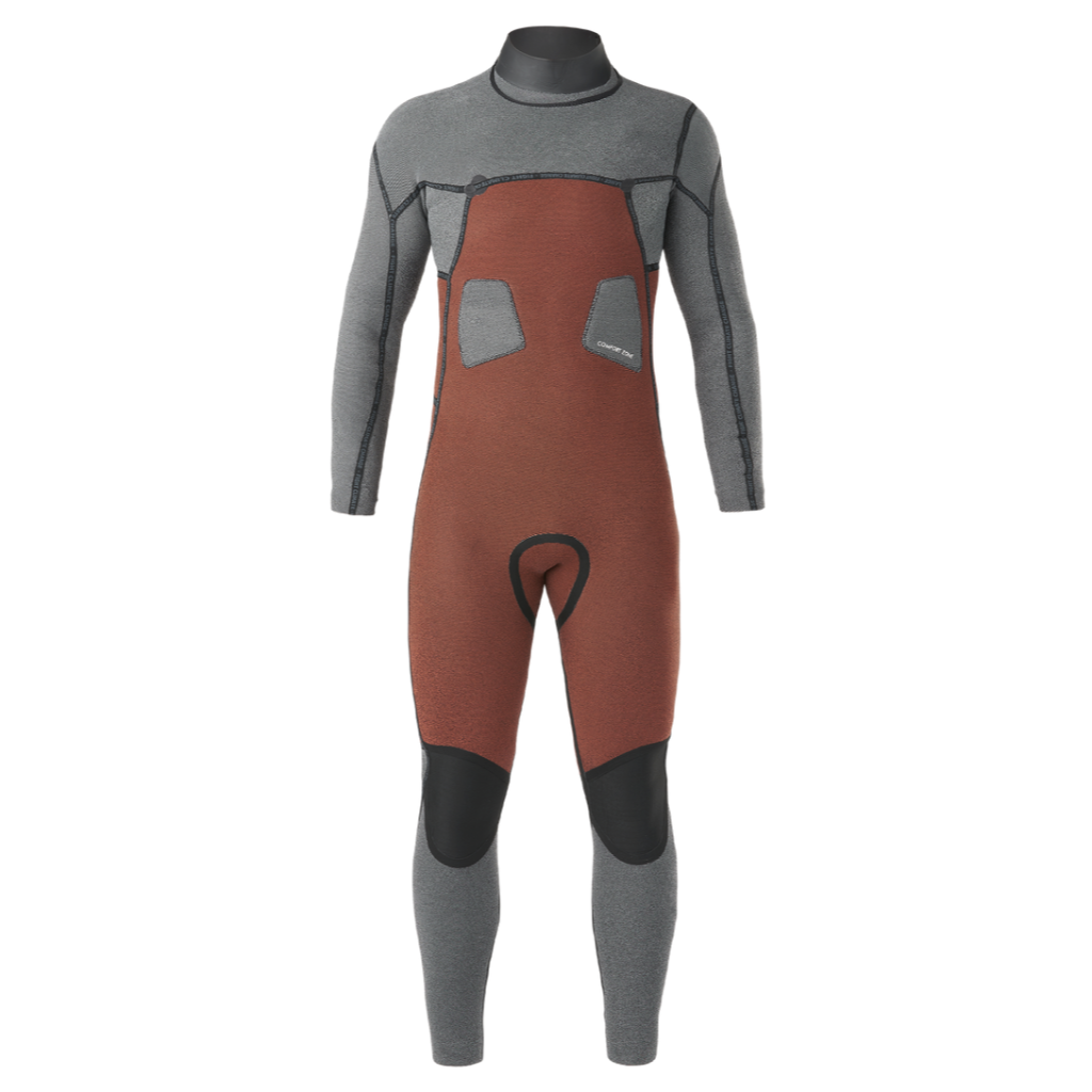 Men's Equation 4/3 Flex Skin Front Zip - Black