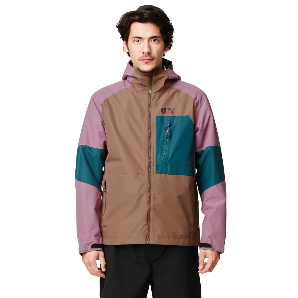 Picture Organic Clothing Men&#39;s Abstral+ 2.5L Jacket Acorn - Booley Galway