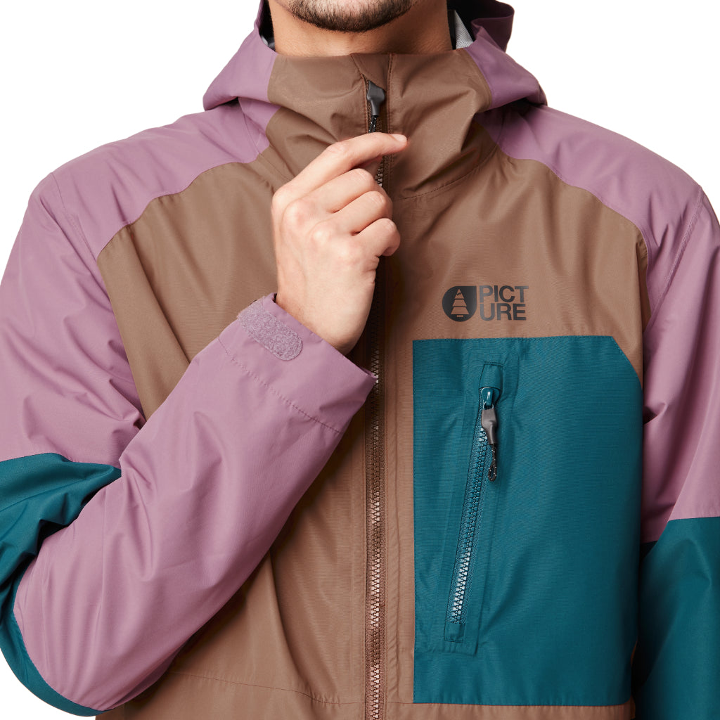 Picture Organic Clothing Men&#39;s Abstral+ 2.5L Jacket Acorn - Booley Galway