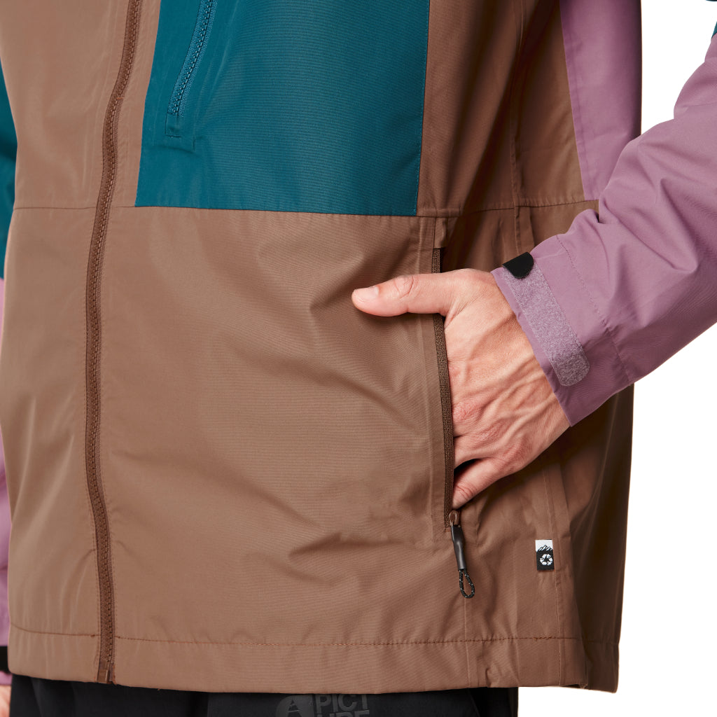 Picture Organic Clothing Men&#39;s Abstral+ 2.5L Jacket Acorn - Booley Galway