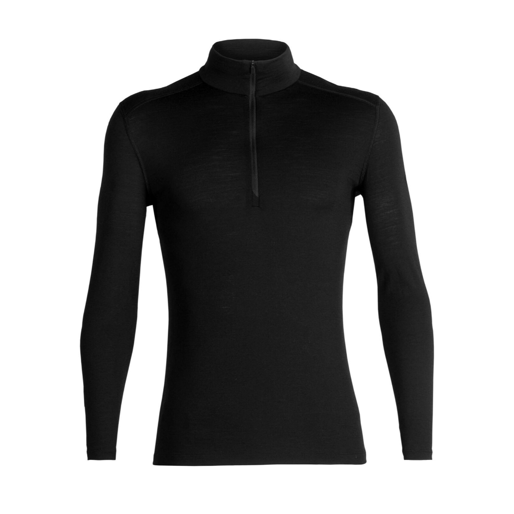 Men's 200 Oasis L/S 1/2 Zip - Black