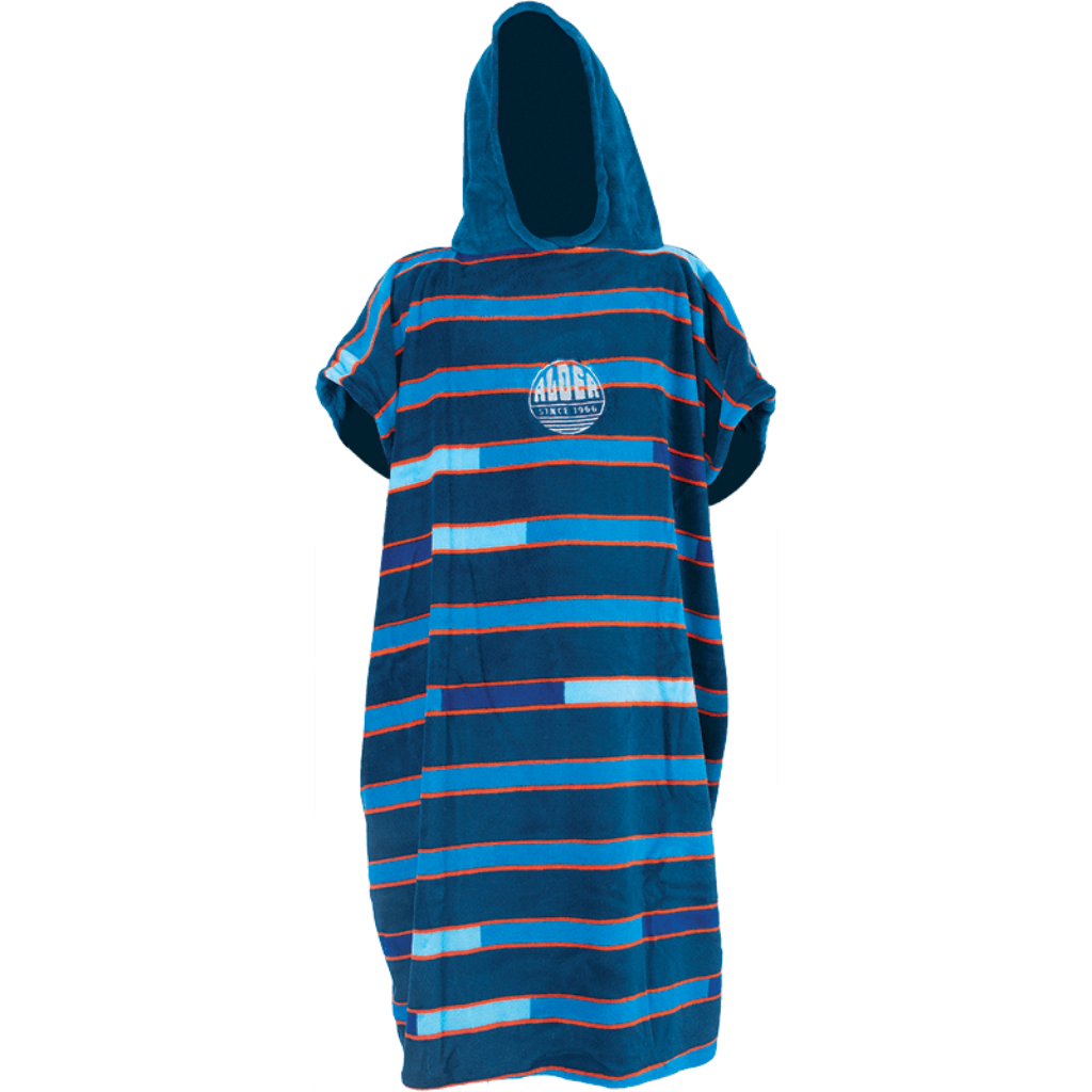 Kids Coral Poncho - Navy