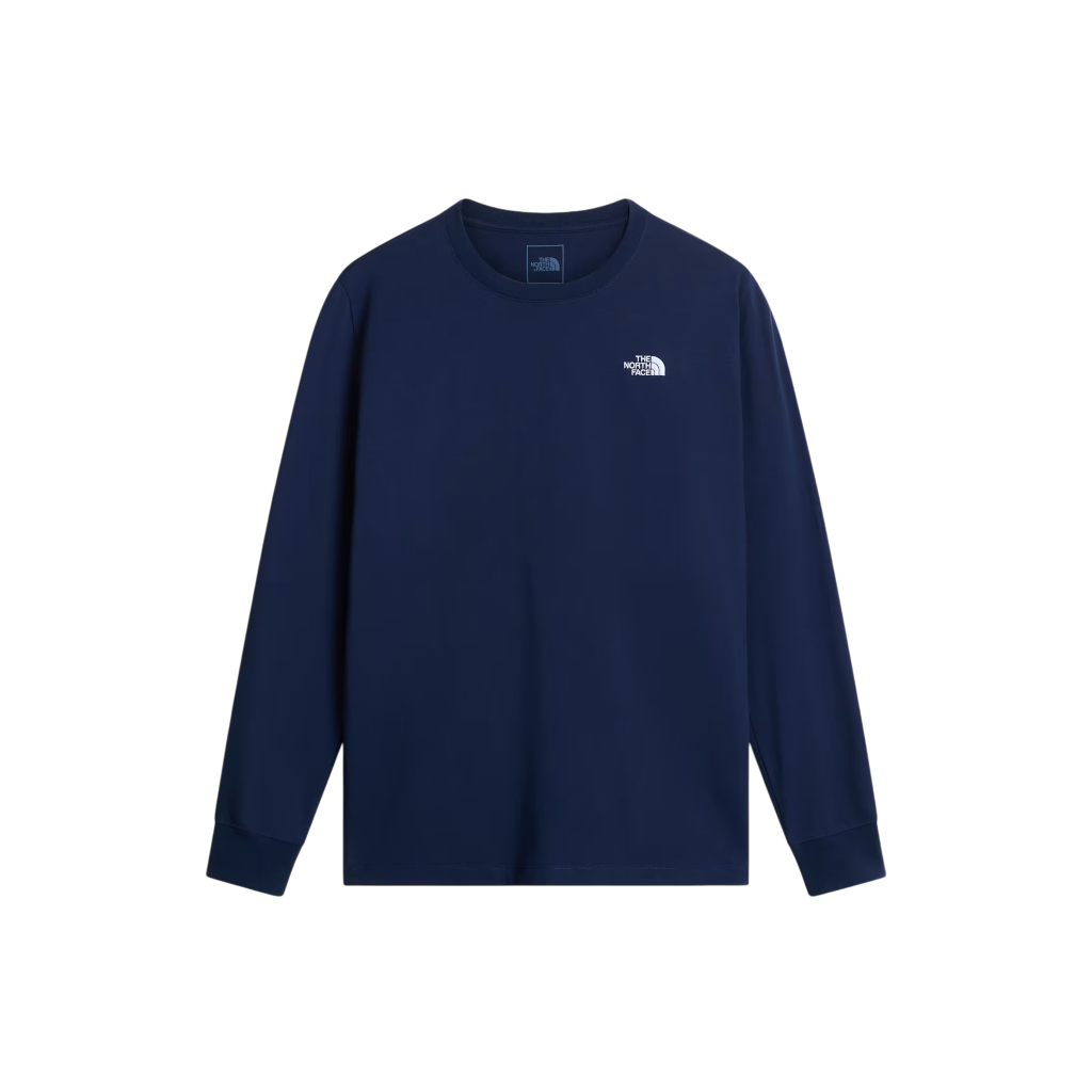 Men's Evolution Simple Dome Regular Long-Sleeve T-Shirt - Summit Navy