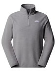 The North Face Men's Glacier 1/4 Zip Fleece TNF Mid Grey Heather - Booley Galway