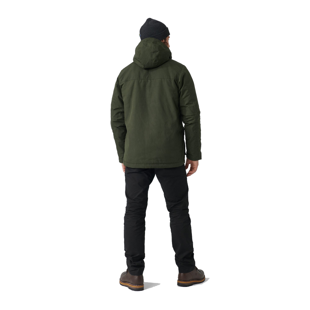 Men's Greenland Winter Jacket - Green / Dark Grey