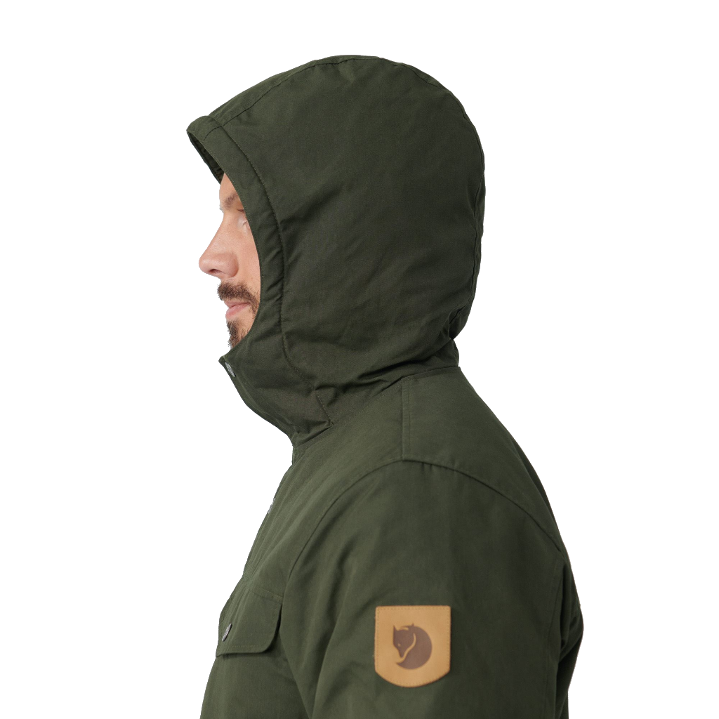 Men's Greenland Winter Jacket - Green / Dark Grey