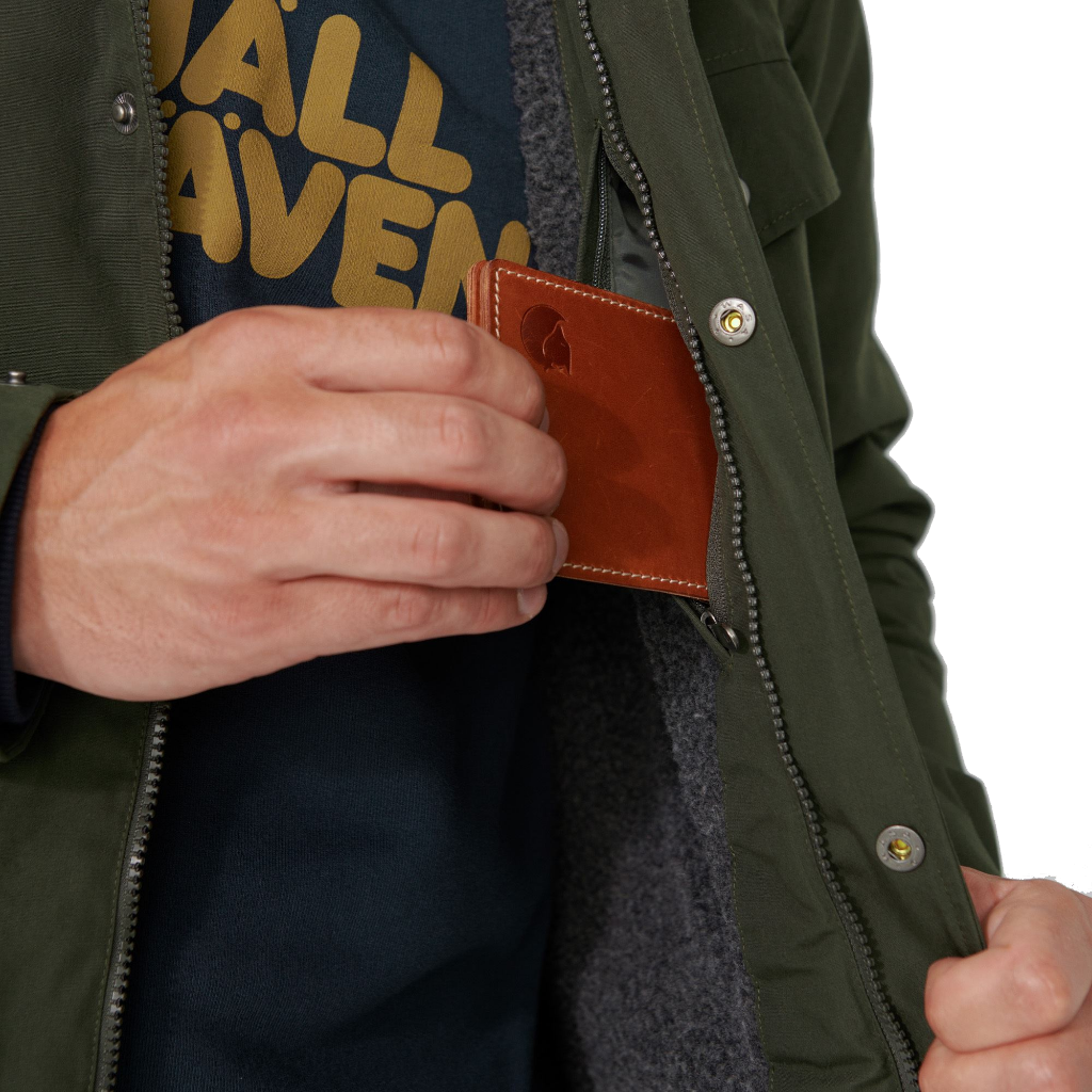 Men's Greenland Winter Jacket - Green / Dark Grey