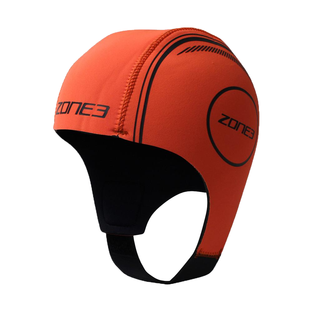 Neoprene Swim Cap - HI-VIS / Coral