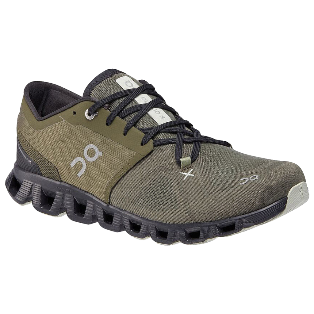 On Men&#39;s Cloud X 3 Olive / Reseda - Booley Galway