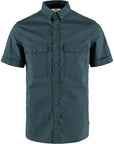 Men's Ovik Air Stretch S/S Shirt - Mountain Blue