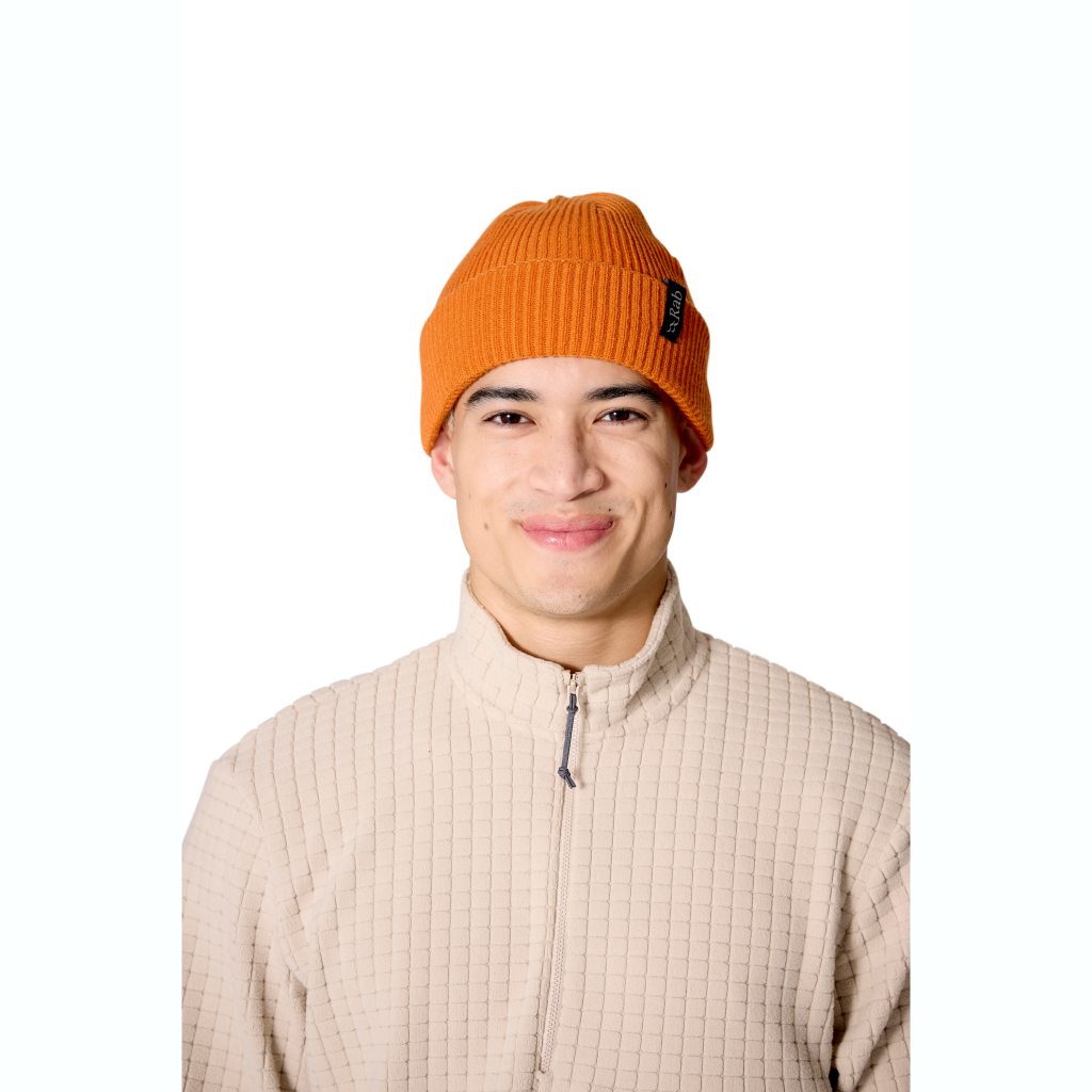Rab Perimeter Rolled Beanie Dark Melba - Booley Galway