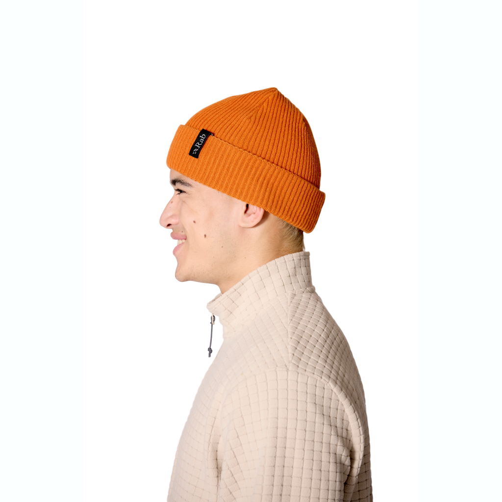 Rab Perimeter Rolled Beanie Dark Melba - Booley Galway