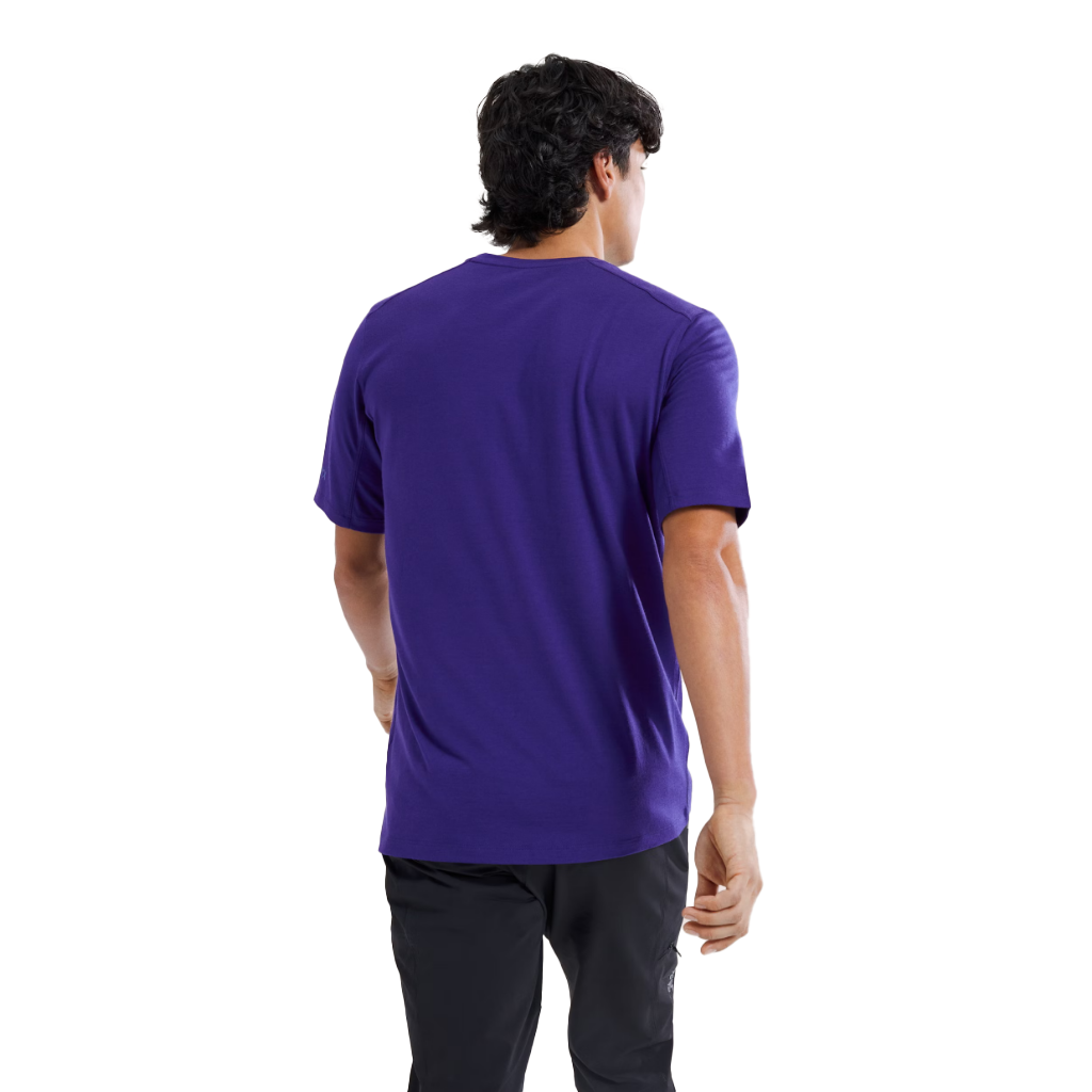Arc'teryx Men's Ionia Merino Wool Logo S/S T-Shirt Soulsonic / Electra - Booley Galway