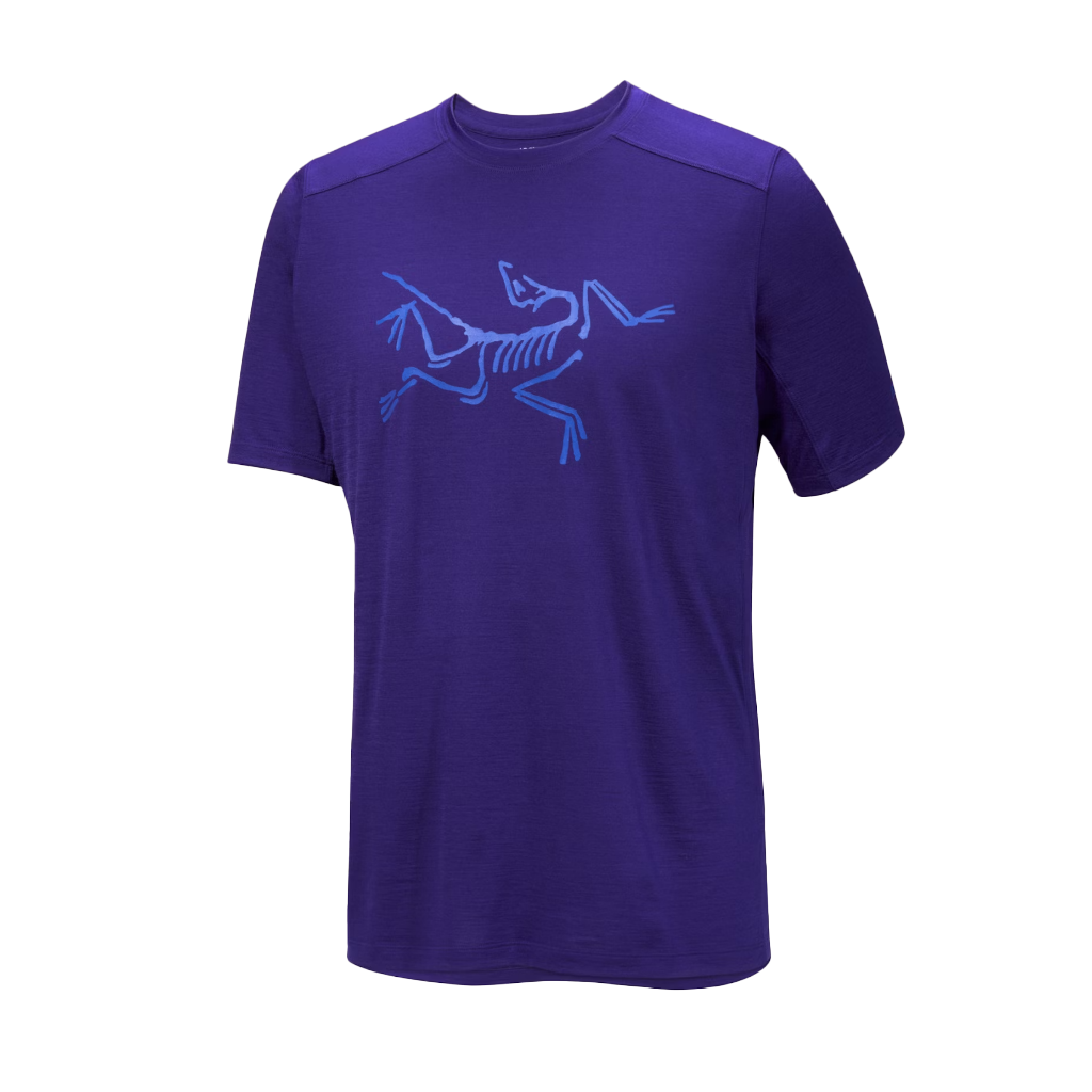 Men's Ionia Merino Wool Logo S/S T-Shirt - Soulsonic / Electra