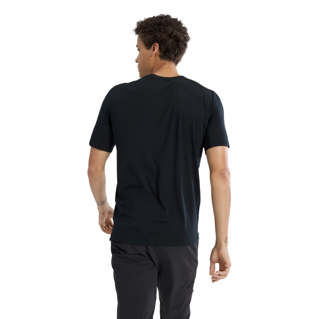 Arc'teryx Men's Ionia Merino Wool S/S Shirt Black - Booley Galway