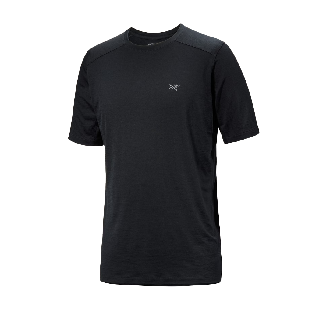 Men's Ionia Merino Wool S/S Shirt - Black