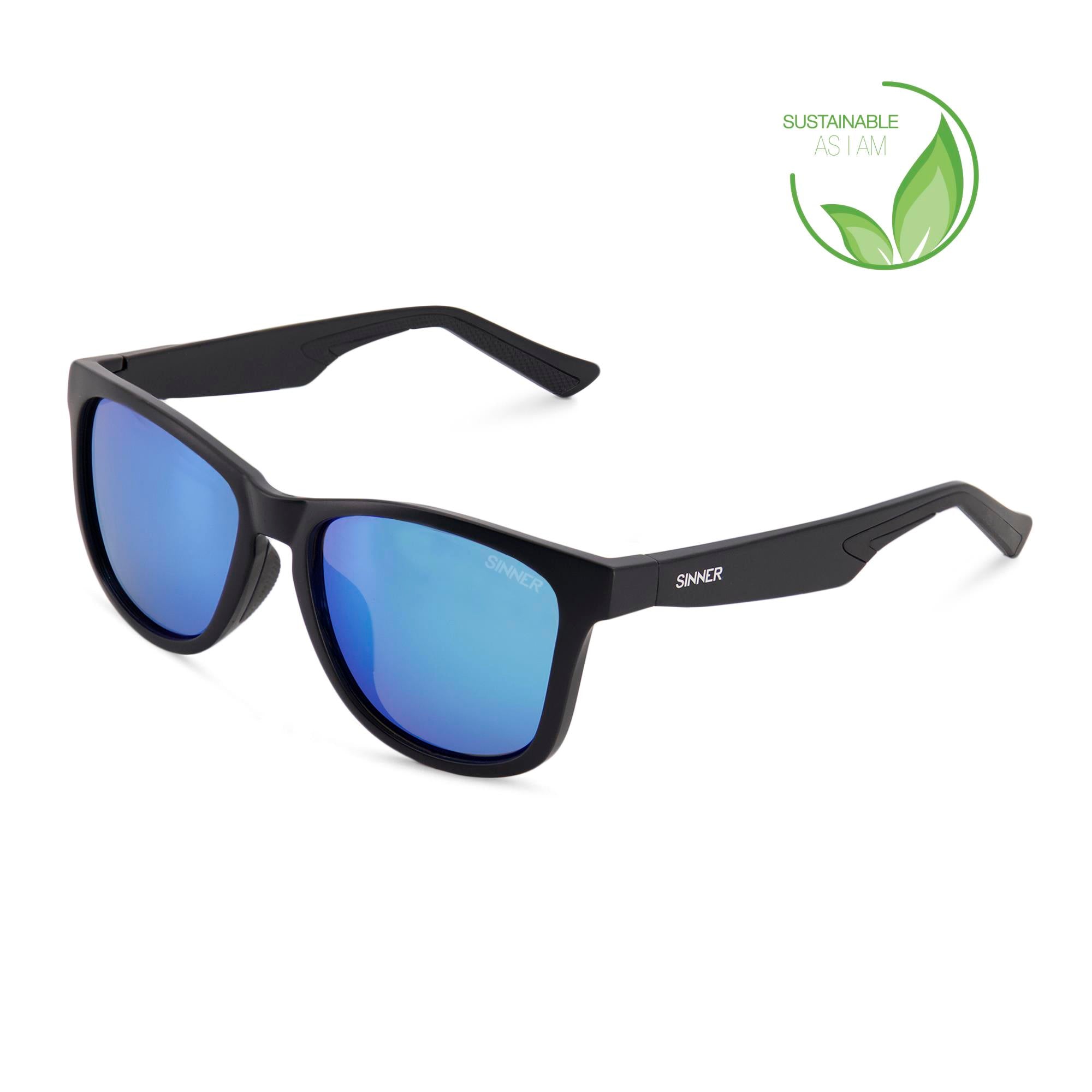 Pataua Sunglasses-Black-Sintec® Blue