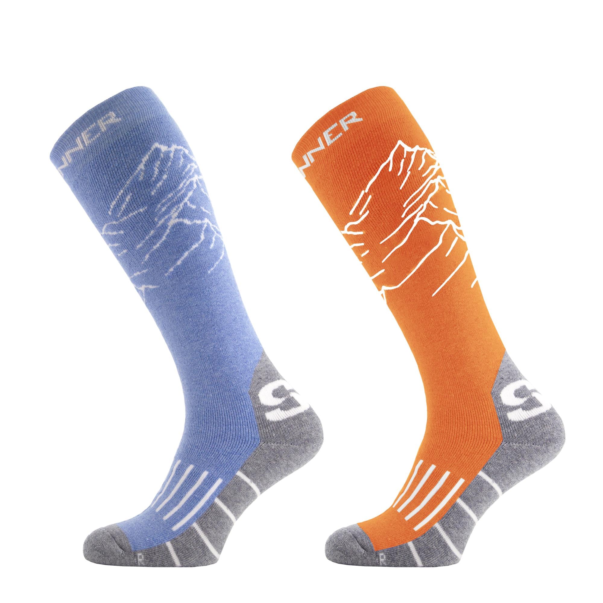 Ladies Ski Socks Mountain  Double Pack