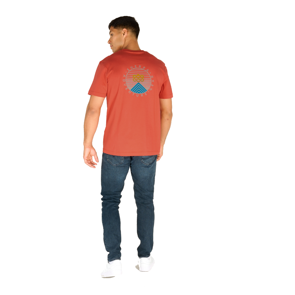 Sherpa Adventure Gear Men&#39;s Summit Tee Chilli - Booley Galway