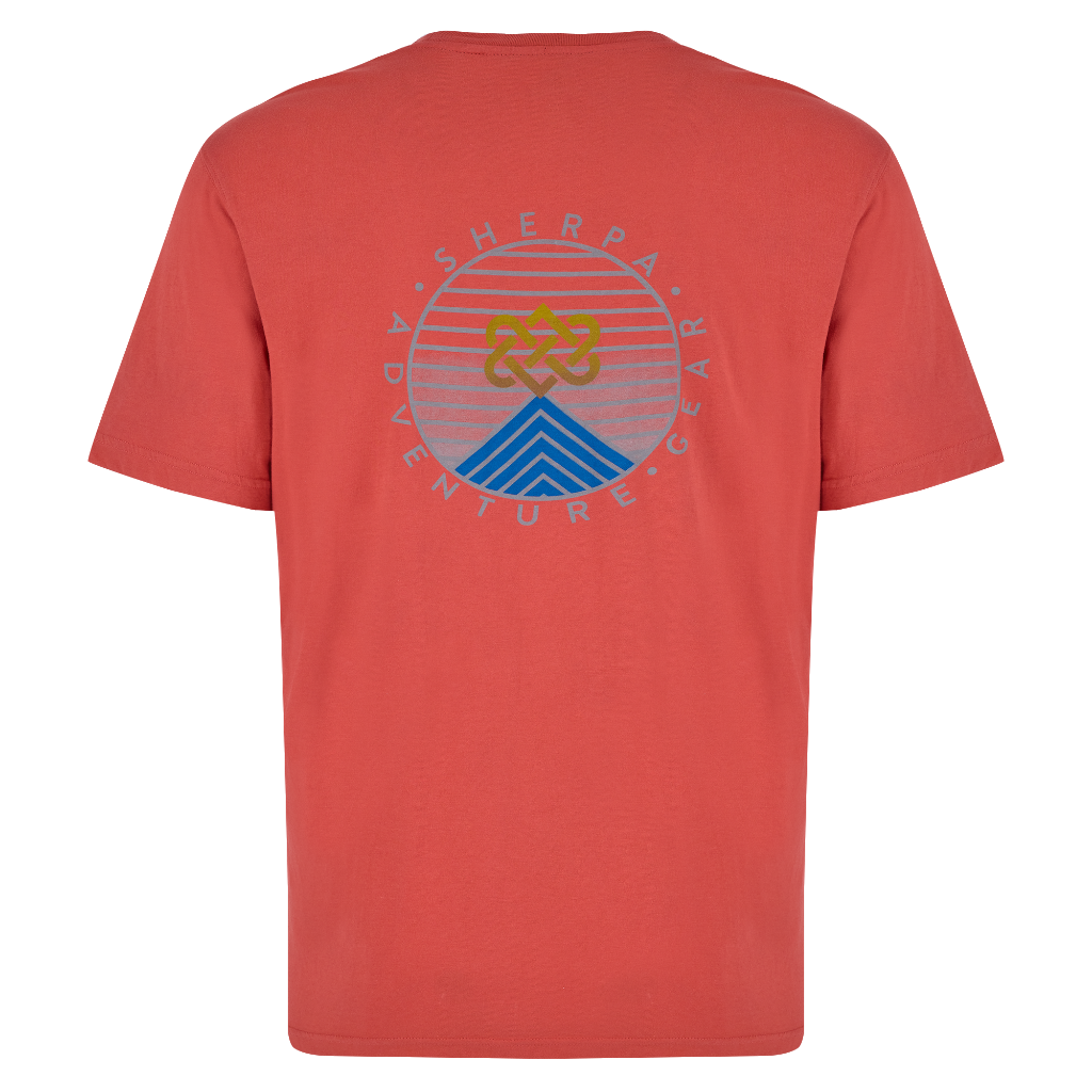 Sherpa Adventure Gear Men&#39;s Summit Tee Chilli - Booley Galway