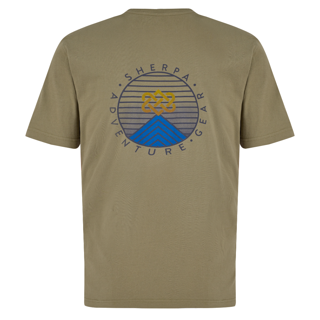 Sherpa Adventure Gear Men&#39;s Summit Tee Sage - Booley Galway