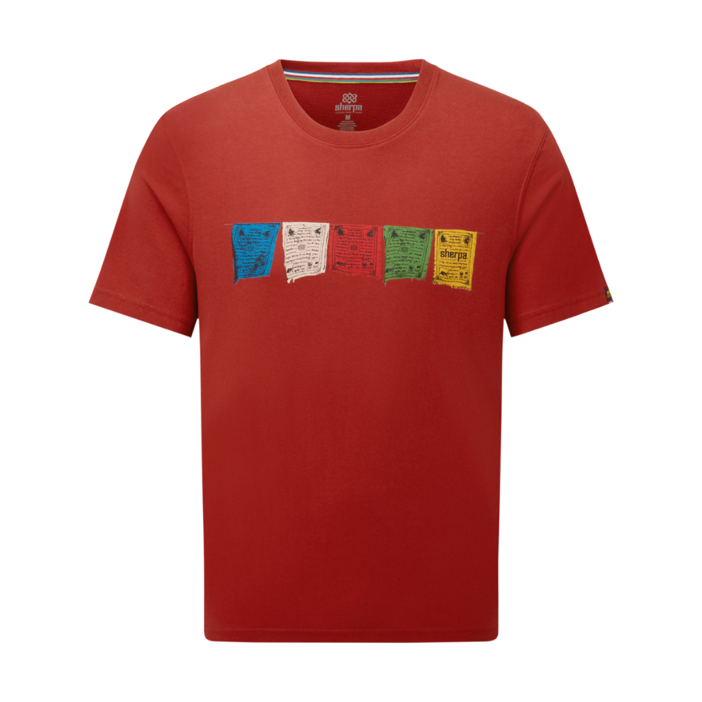 Sherpa Adventure Gear Unisex Tarcho Tee Rust - Booley Galway