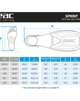 Seac Sprint Fins - Booley Galway