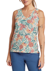 Women's Neha V-Neck Tank - Mineral Red Barely There