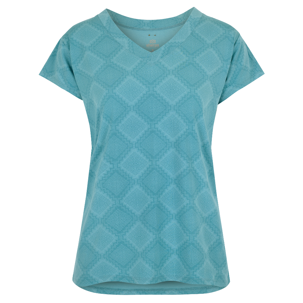 Women's Neha V-Neck Tee - Light Hydra Barely There