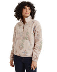 Women's Uddesya Eco 1/4 Zip - Cappuccino Yathra
