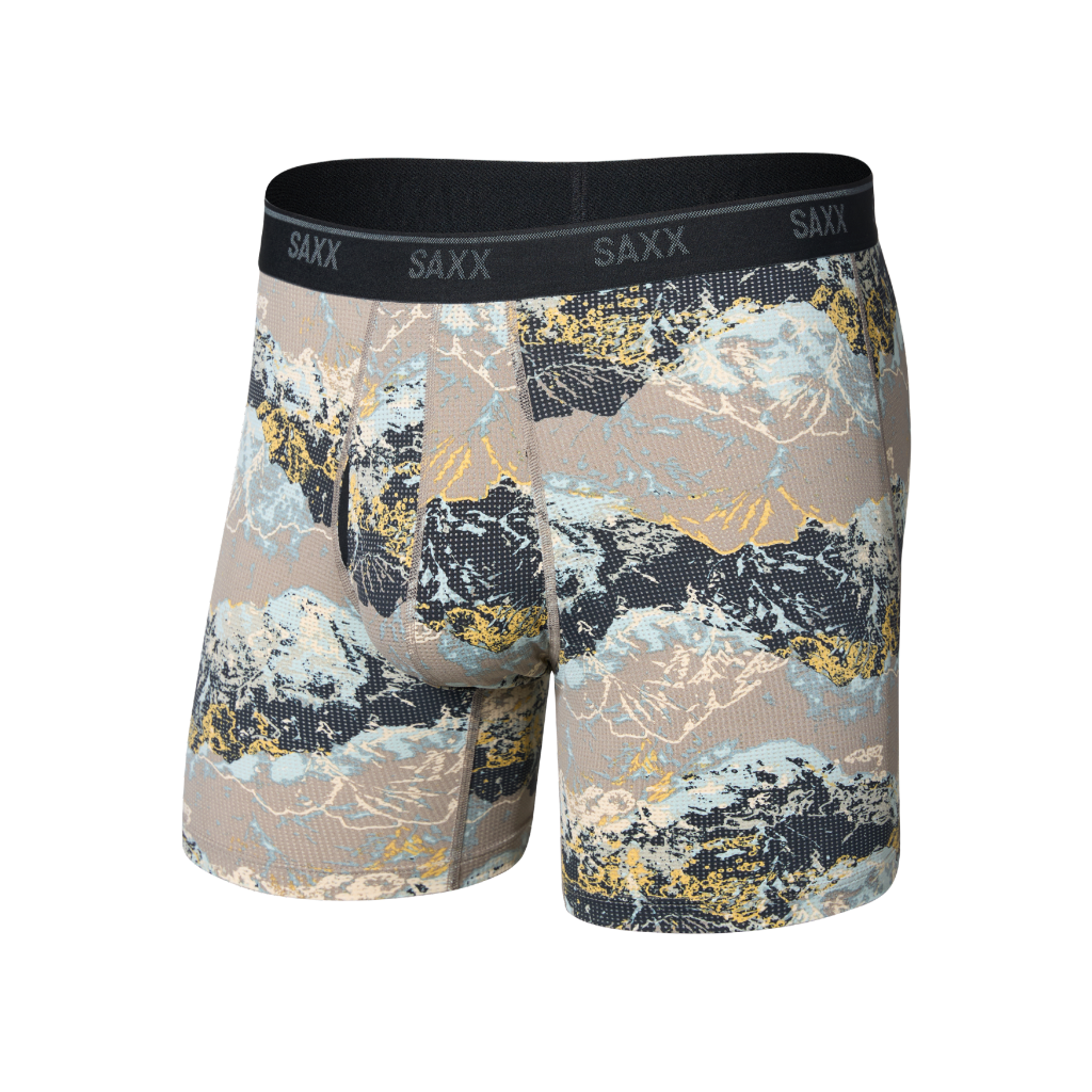 Men's Quest Quick-Dry Mesh Boxer Brief Fly - Summits / Cinder