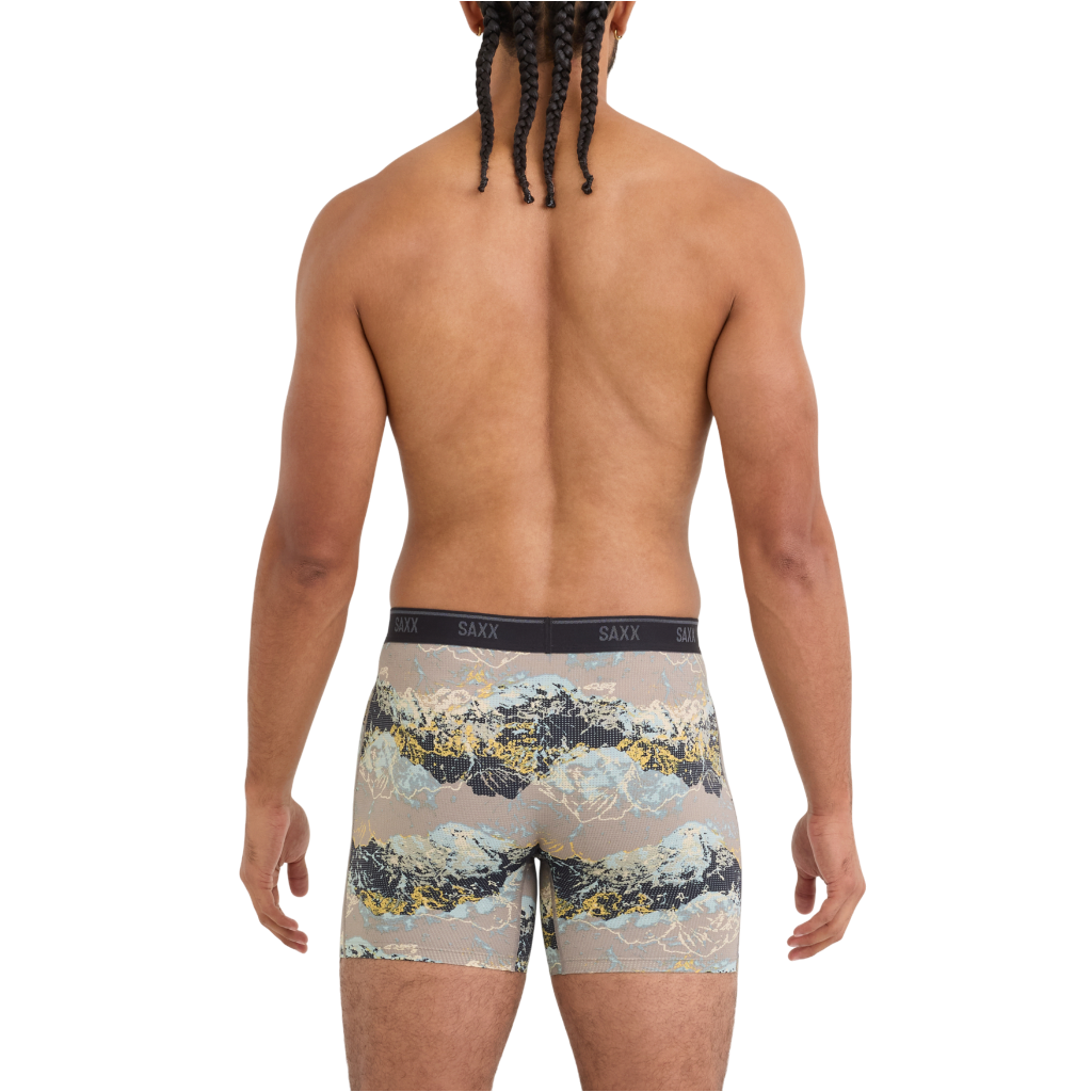 Men's Quest Quick-Dry Mesh Boxer Brief Fly - Summits / Cinder