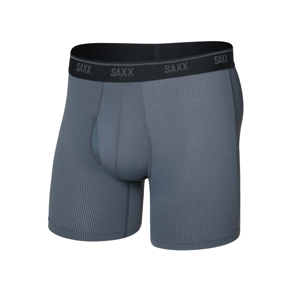 Men's Quest Quick-Dry Mesh Boxer Brief Fly - Turbulence