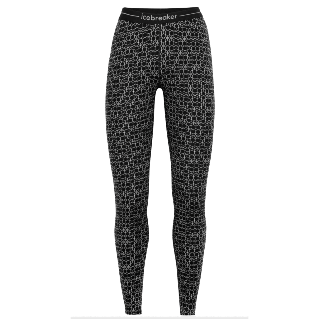 Women's 250 Vertex Leggings Alpine Geo - Black / Snow