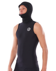 Rip Curl Men's Flashbomb 0.5 mm Neoprene Hood Vest Black - Booley Galway