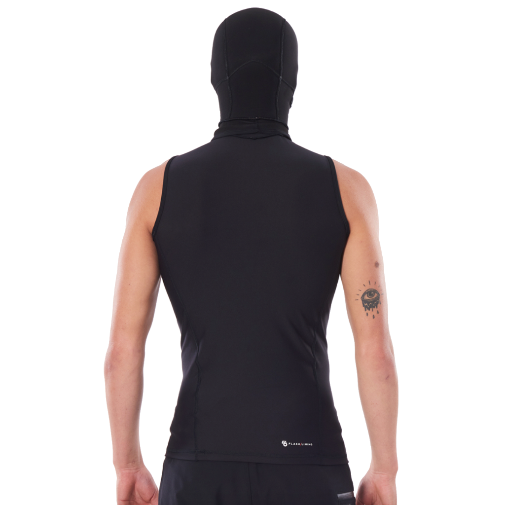 Rip Curl Men&#39;s Flashbomb 0.5 mm Neoprene Hood Vest Black - Booley Galway