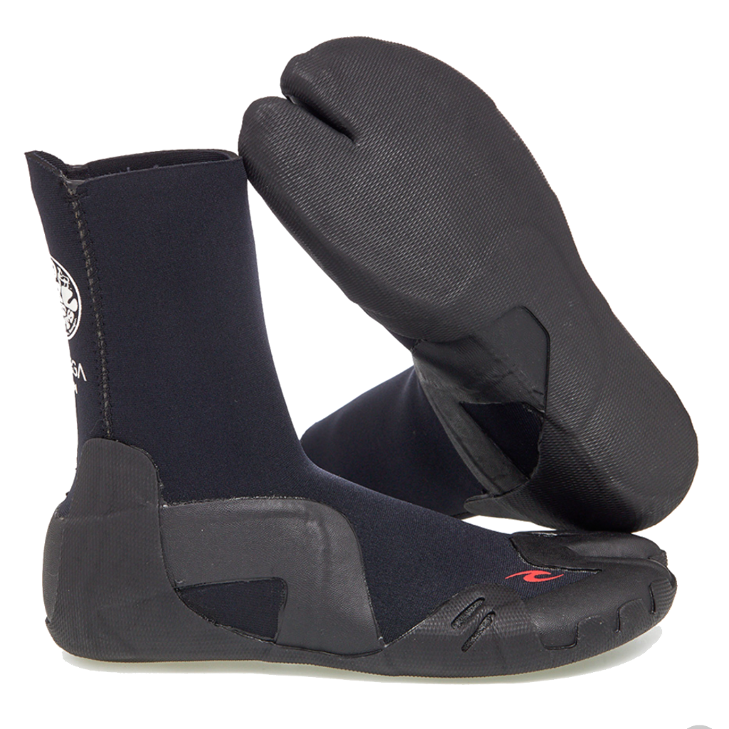 Rip Curl Omega 3 mm Split Toe Bootie Black - Booley Galway