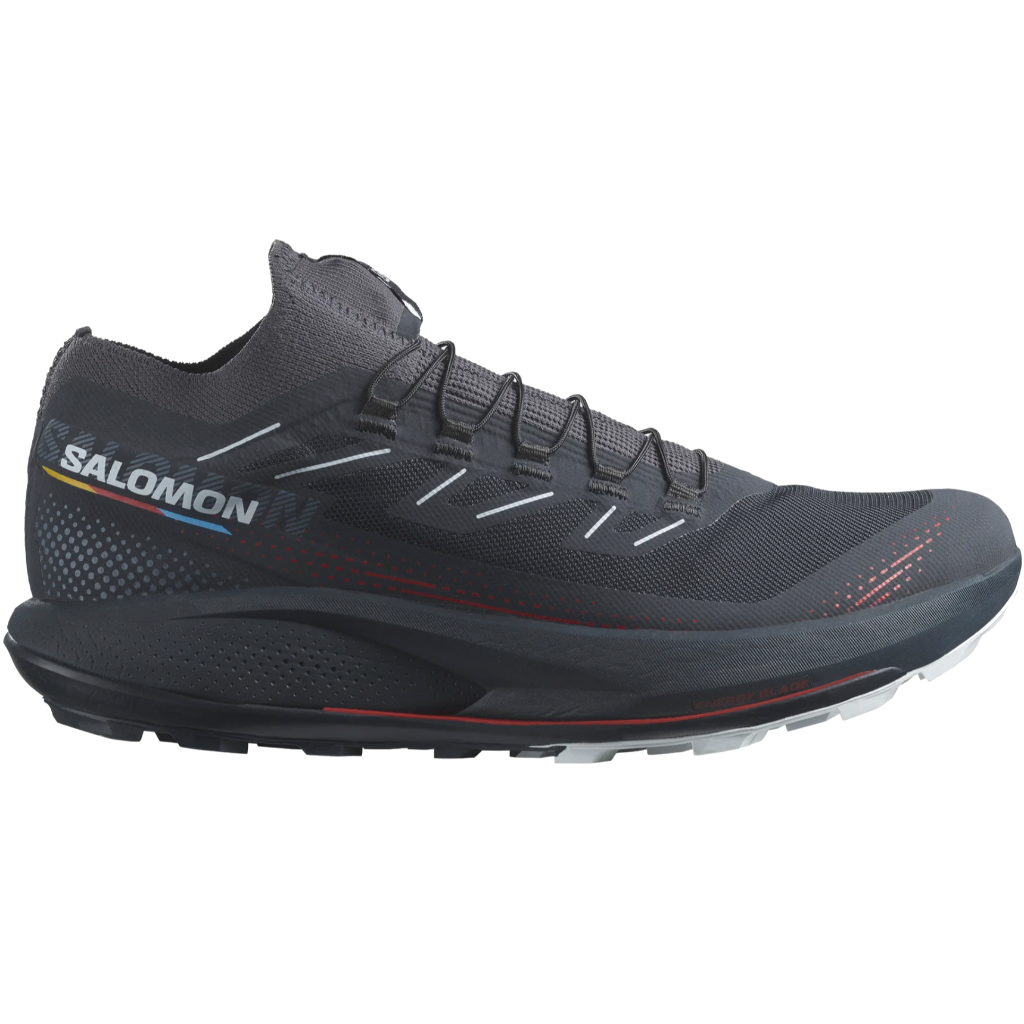 Salomon Men&#39;s Pulsar Trail 2 Pro Carbon / Fiery Red / Arctic Ice Sapphire / Sunny - Booley Galway