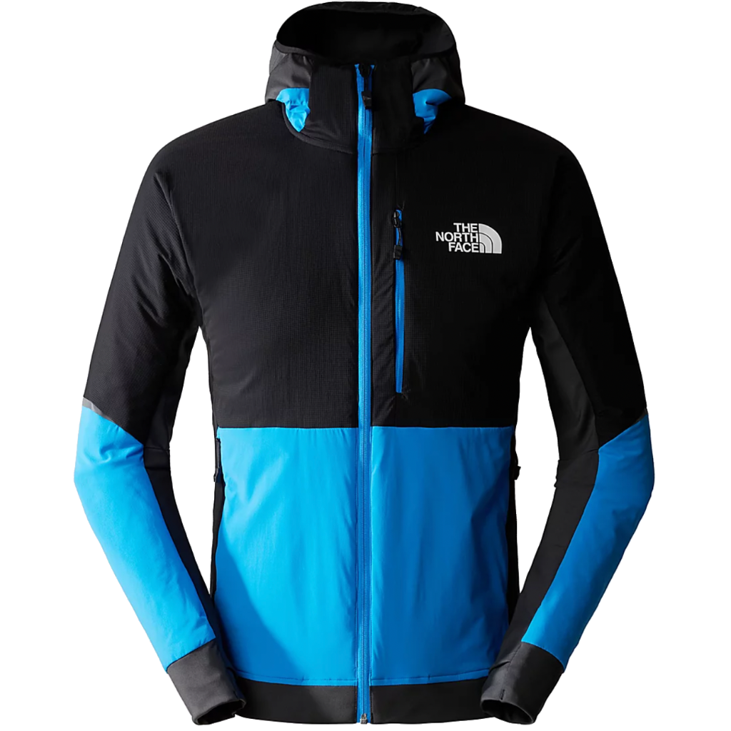 The North Face Men&#39;s Dawn Turn Hybrid Ventrix Hooded Jacket Optic Blue / TNF Black / Asphalt Grey - Booley Galway