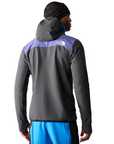 Men's Dawn Turn Hybrid Ventrix Hooded Midlayer - Asphalt Grey / TNF Black / Shocking Orange