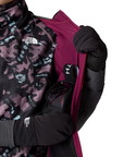 Women's Dawn Turn Hybrid Ventrix Hooded Midlayer - Asphalt Grey / Powder Teal