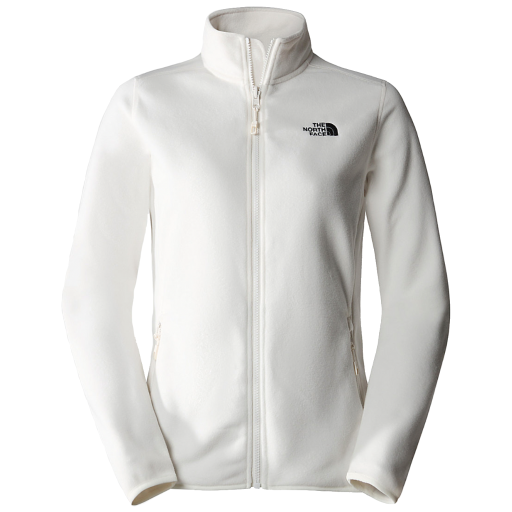 The North Face Women&#39;s 100 Glacier Full Zip Gardenia White - Booley Galway
