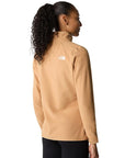 The North Face Women's 100 Glacier 1/4 Zip Almond Butter - Booley Galway