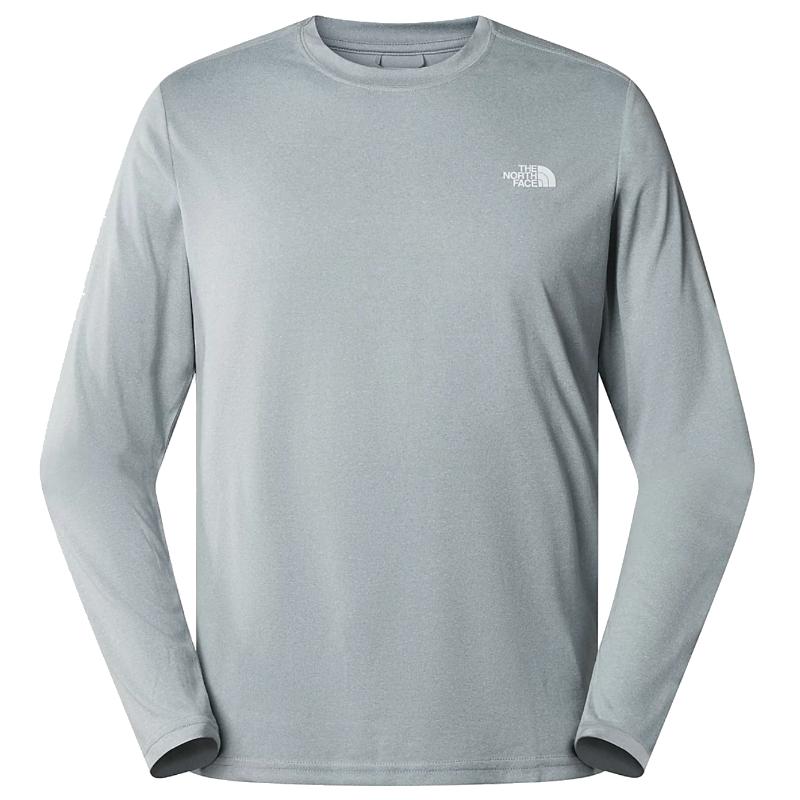 The North Face Men&#39;s Reaxion Amp L/S Crew Mid Grey Heather - Booley Galway