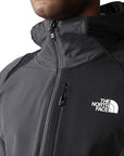 The North Face Men's Athletic Outdoor Softshell Hooded Jacket Asphalt Grey \ TNF Black \ TNF Black - Booley Galway