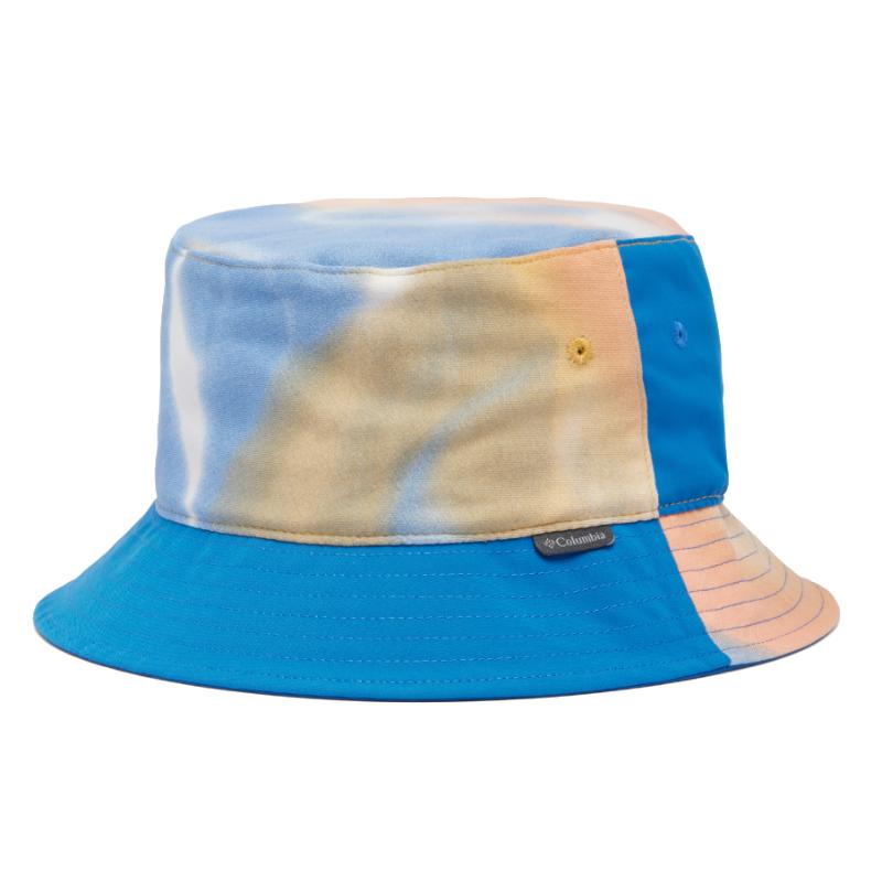 Kids Columbia Bucket Hat - Light Camel Undercurrent / Bright Indigo